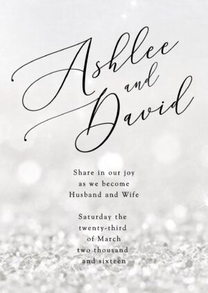 Ashlee Wedding Invite
