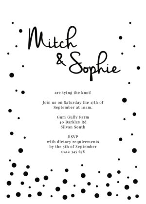 Sophie Wedding Invite